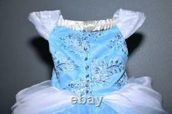 NWT Disney Princess Signature Collection Cinderella Dress/Costume/Gown Girls 7/8