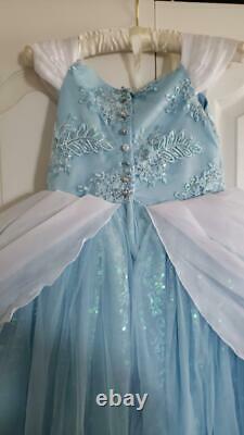 NWT Disney Princess Signature Collection Cinderella Dress/Costume/Gown Girls 7/8