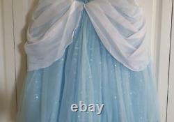 NWT Disney Princess Signature Collection Cinderella Dress/Costume/Gown Girls 7/8