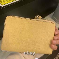 NWT Disney X Coach Corner Zip Wristlet wallet With Cinderella/ Belle/ Tiana