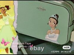 NWT Disney X Coach Mini Camera Bag Cinderella/ Belle/ Tiana