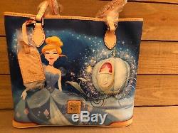NWT Dooney & Bourke Cinderella Dream Big Princess Leather Shopper Tote Disney