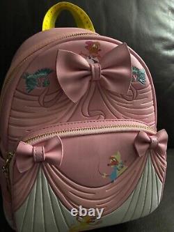 NWT Loungefly Disney Cinderella 70th Anniversary Mini Backpack & Wallet & coin