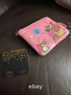 NWT Loungefly Disney Cinderella 70th Anniversary Mini Backpack & Wallet & coin