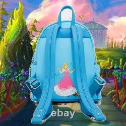 NWT Loungefly Disney Cinderella Lenticular Portrait Mini Backpack, WALLET, &Charm