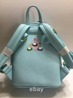 NWT! Loungefly Disney Cinderella Sewing Dress Mini Backpack & Gus Gus Coin Purse