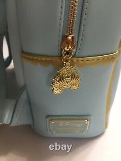 NWT! Loungefly Disney Cinderella Sewing Dress Mini Backpack & Gus Gus Coin Purse