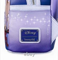 NWT Loungefly Lenticular Disney Cinderella Ball Gown Mini Backpack& CHARM