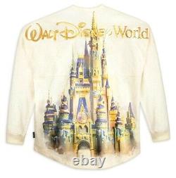 NWT Walt Disney World 50th Anniversary Cinderella Castle Spirit Jersey Shirt M