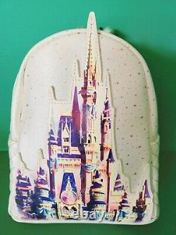 NWT Walt Disney World Park 50th Anniversary Cinderella Castle Loungefly Backpack