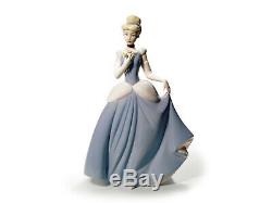 Nao By Lladro #1681 Cinderella Brand Nib Disney Princess Blue Large Save$$ F/sh