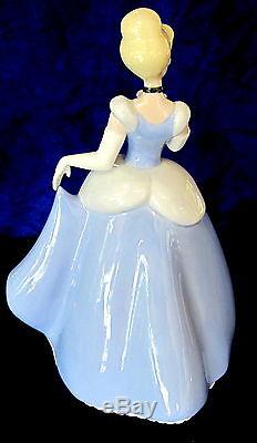 Nao By Lladro #1681 Cinderella Brand Nib Disney Princess Blue Large Save$$ F/sh