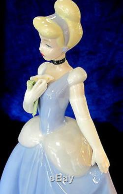 Nao By Lladro #1681 Cinderella Brand Nib Disney Princess Blue Large Save$$ F/sh