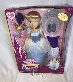 New 2001 Playmates Disney My Interactive Talking Princess Cinderella Doll & Acc
