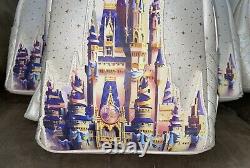 New 2021 WDW 50th Anniversary Cinderella Castle Loungefly Backpack (6 Available)