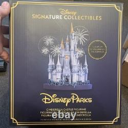 New 2025 Disney Cinderella Castle Light Up Statue Limited Edition SEALED