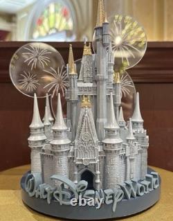 New 2025 Disney Cinderella Castle Light Up Statue Limited Edition SEALED