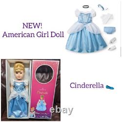New American Girl Doll Disney Cinderella Ball Gown? SHIPS TODAY plus Day Dress