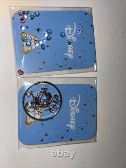 New Authentic? Origami Owl Lot #16 Disney Cinderella Clara Stud Earrings Set