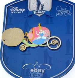 New Cinderella LE Disney Pin 110th Legacy Collection Royal Coach Hinged Pumpkin