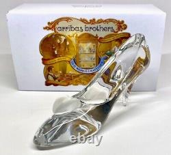 New Disney Arribas Brothers Large Cinderella Glass Slipper 8 Slipper