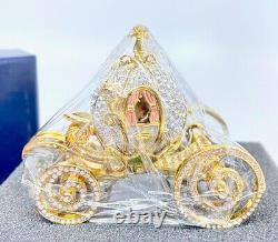 New Disney Arribas Brothers Swarovski Crystal Cinderella Carriage Figure