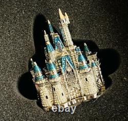 New Disney Arribas Brothers Swarovski Crystal Cinderella Castle Jeweled Figure