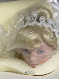 New Disney Catalog Cinderella Porcelain Keepsake Bride 50th Anniversary Doll