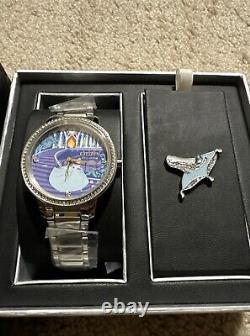 New Disney Citizen Limited Edition Midnight Glass Slipper Cinderella Watch + Pin