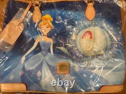 New Disney Dooney & Bourke Cinderella Carriage Shopper Tote Bag Purse E