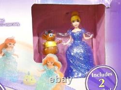 New Disney Glitter Glider Magiclip Castle Playset Damaged Box Cinderella
