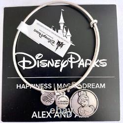 New Disney Parks Alex And Ani Cinderella Silver Charm Bracelet