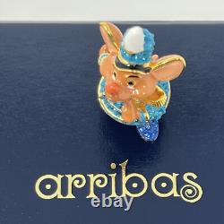 New Disney Parks Arribas Brothers Cinderellas Gus Jeweled Swarovski Figurine