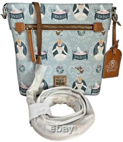 New Disney Parks Dooney & Bourke Cinderella 75th Anniversary Crossbody Bag A