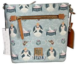 New Disney Parks Dooney & Bourke Cinderella 75th Anniversary Crossbody Bag B