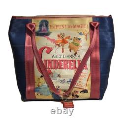 New Disney Parks Harveys Cinderella 75th Anniversary Tote Bag Seatbelt Medium