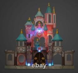 New Disney Parks Princess Castle Play Set Light Up Doll House Cinderella Aurora