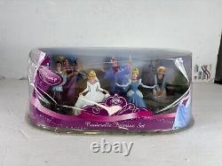 New Disney Princess Cinderella 6 Pieces Figurine Set 2007 Rare