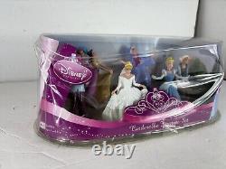 New Disney Princess Cinderella 6 Pieces Figurine Set 2007 Rare