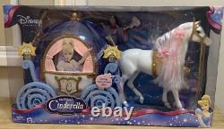 New Disney Princess Cinderella Special Edition Twinkle Lights Carriage And Horse