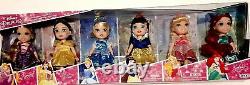 New Disney Princess Petite Princess Gift Set Of 6 Dolls Cinderella & Friends 5A