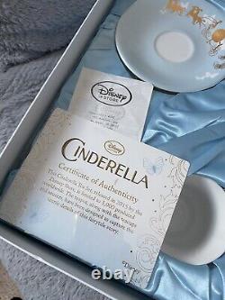 New Disney Store Cinderella Princess Limited Edition Tea Set COA NIB 2015 Live
