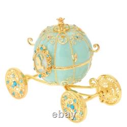 New Disney Store Japan Cinderella Carriage Figure Jewelry Case