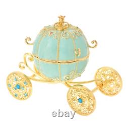 New Disney Store Japan Cinderella Carriage Figure Jewelry Case