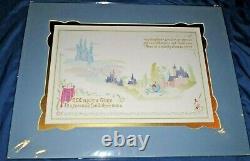 New Disney WonderGround Cinderella's Kingdom Fine Art Print Blue Matte Taylor