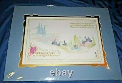 New Disney WonderGround Cinderella's Kingdom Fine Art Print Blue Matte Taylor