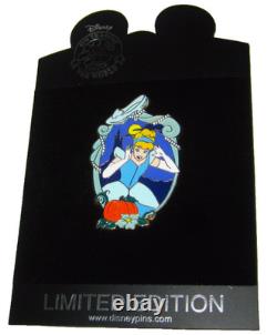 New LE 100 Disney Pin Cinderella Castle Glass Slipper Ball Midnight Pumpkin RARE
