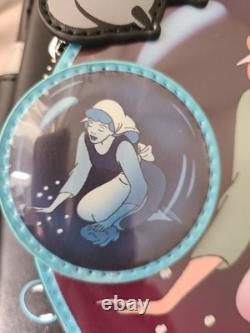 New Loungefly Backpack Disney Cinderella LUCIFER Cat Cosplay BAM Exclusive Glows