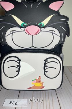 New! Loungefly Disney Cinderella Lucifer Cosplay Mini Backpack