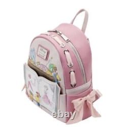 New! Loungefly Disney Cinderella Mice Dressmakers Mini Backpack and Wallet Set